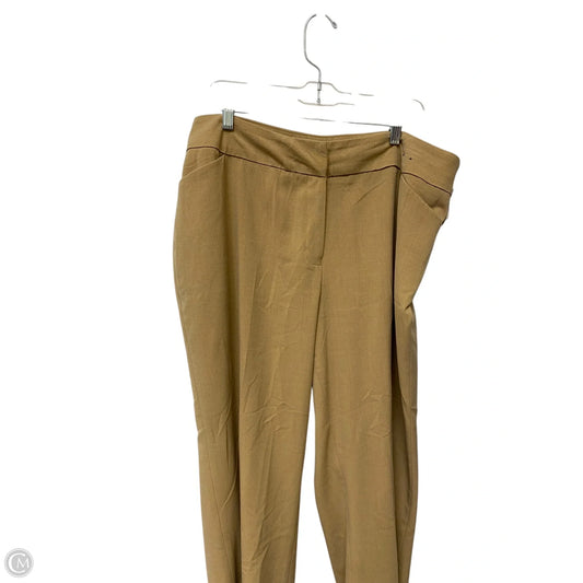 Pants Dress By Avenue In Tan, Size: 18