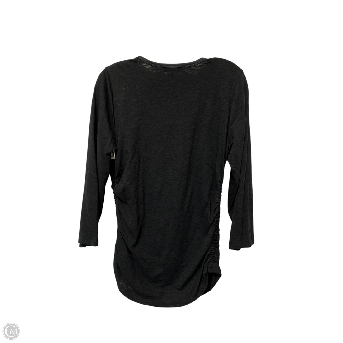 Top Long Sleeve By White House Black Market In Black, Size: L
