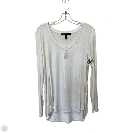Top Long Sleeve By White House Black Market In White, Size: L