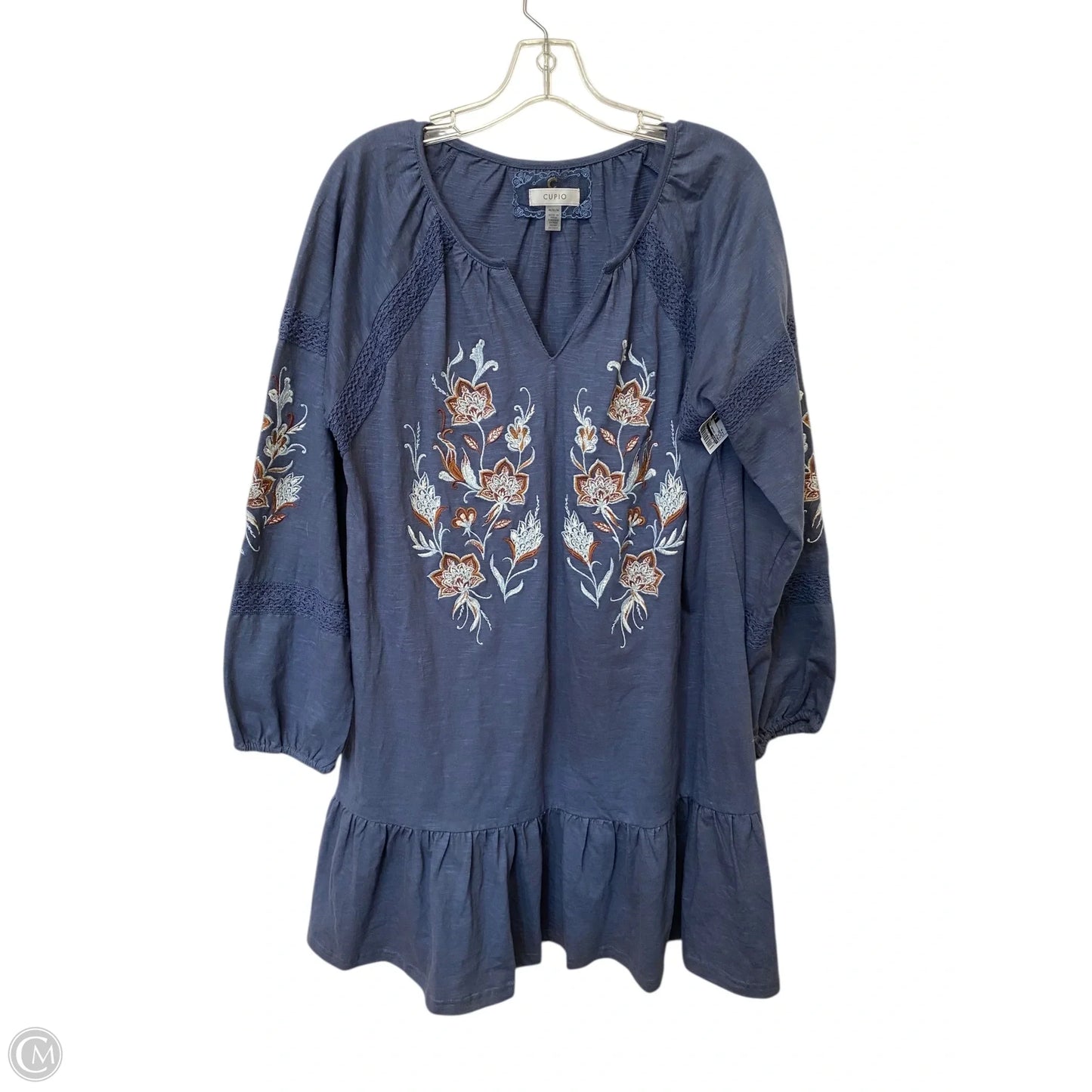 Dress Casual Midi By Cupio In Blue, Size: M