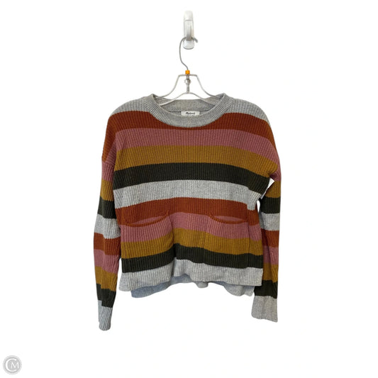 Sweater By Madewell In Striped Pattern, Size: Xs