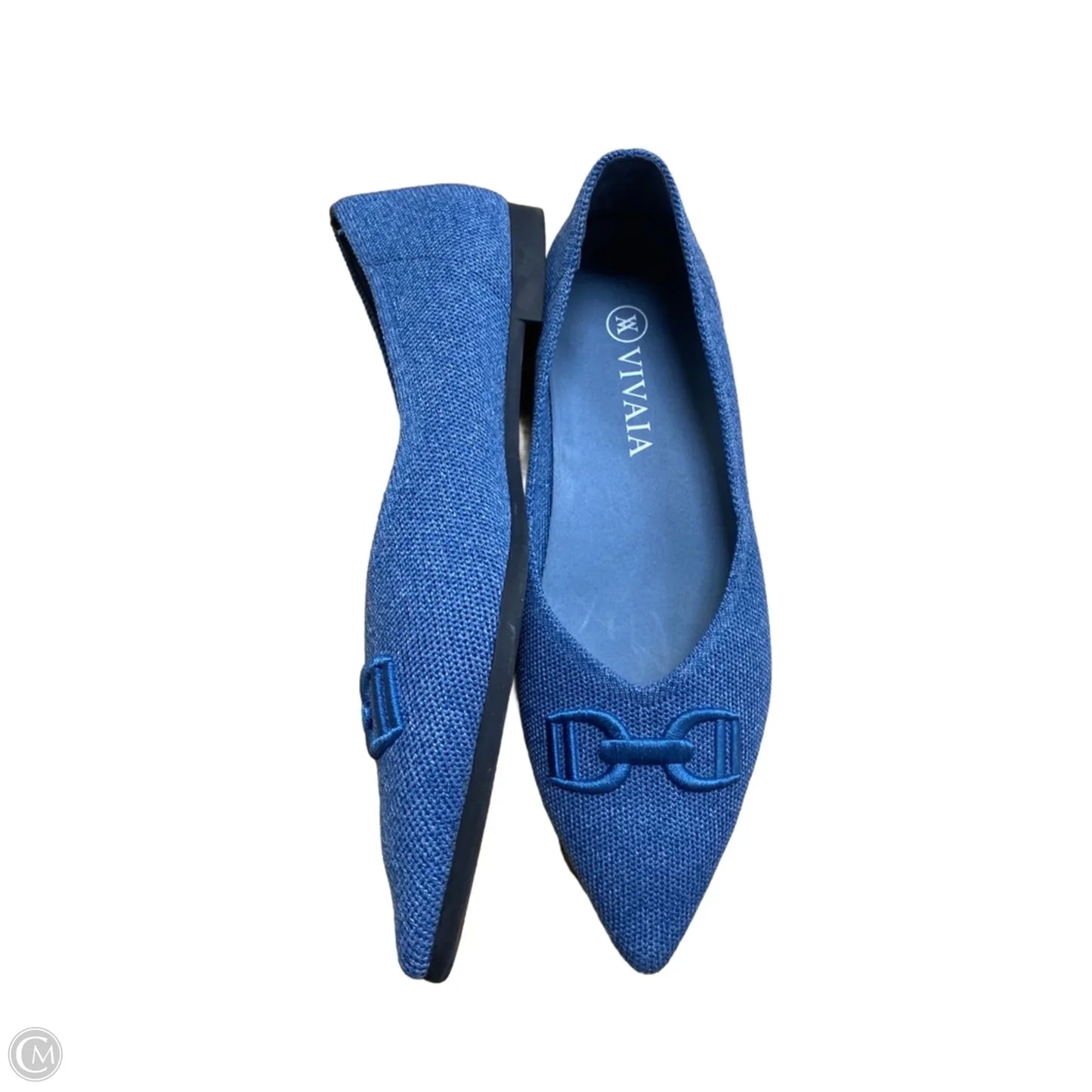 Shoes Flats By Vivaia In Blue, Size: 8