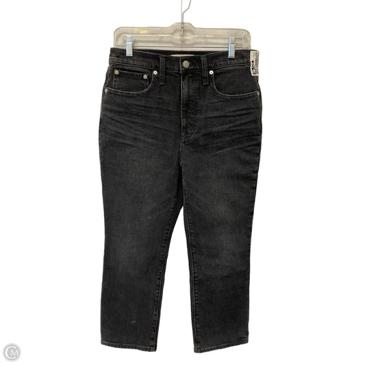 Pants Cropped By Madewell In Black, Size: 28