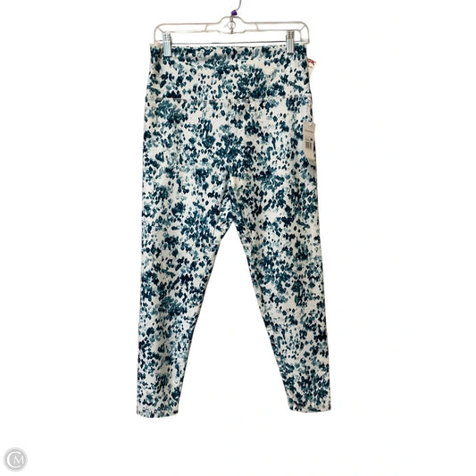 Athletic Leggings By Balance Collection In Green & White, Size: Xl