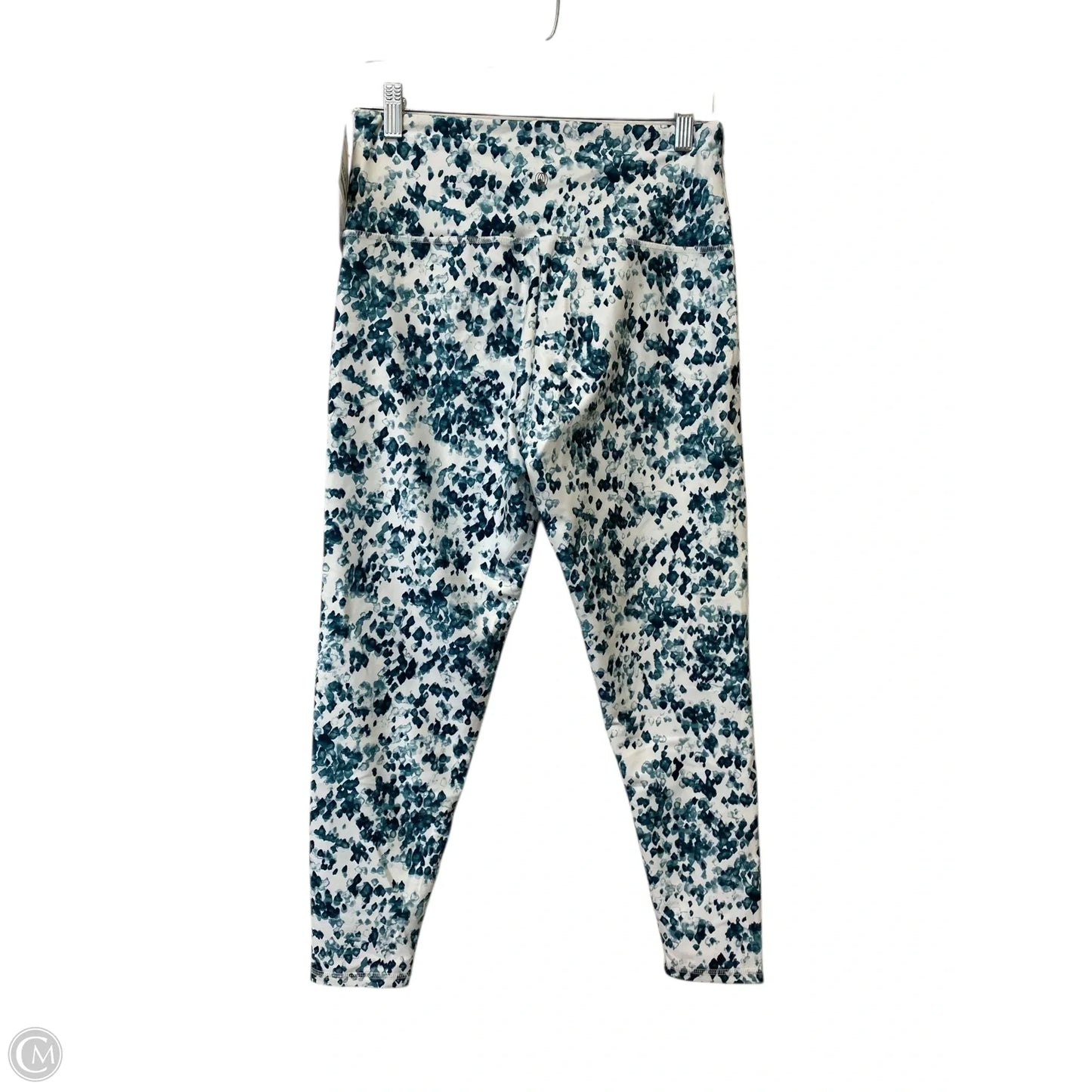 Athletic Leggings By Balance Collection In Green & White, Size: Xl