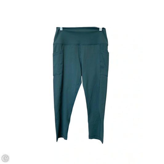 Athletic Leggings By 90 Degrees By Reflex In Green, Size: 0