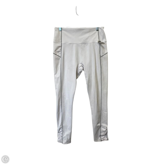 Athletic Leggings By Free People In White, Size: L