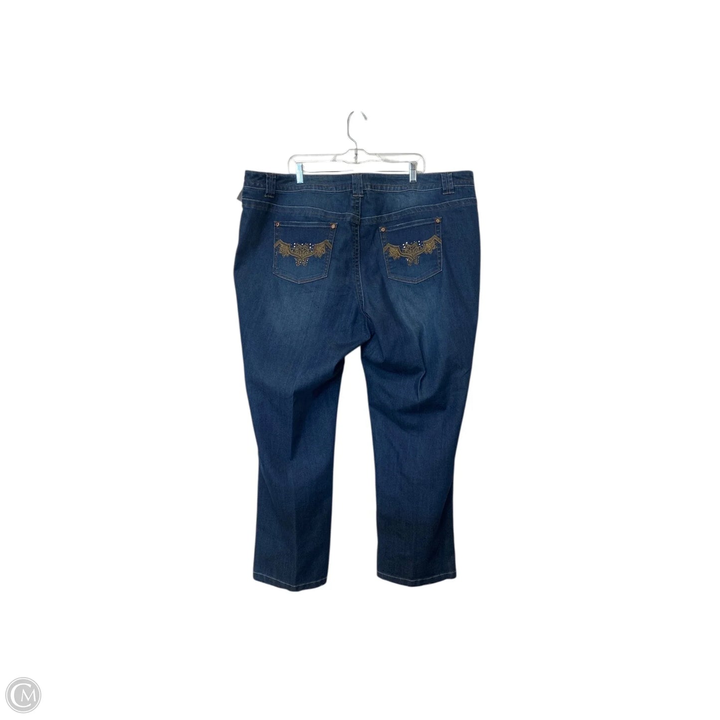 Jeans Straight By Avenue In Blue Denim, Size: 26