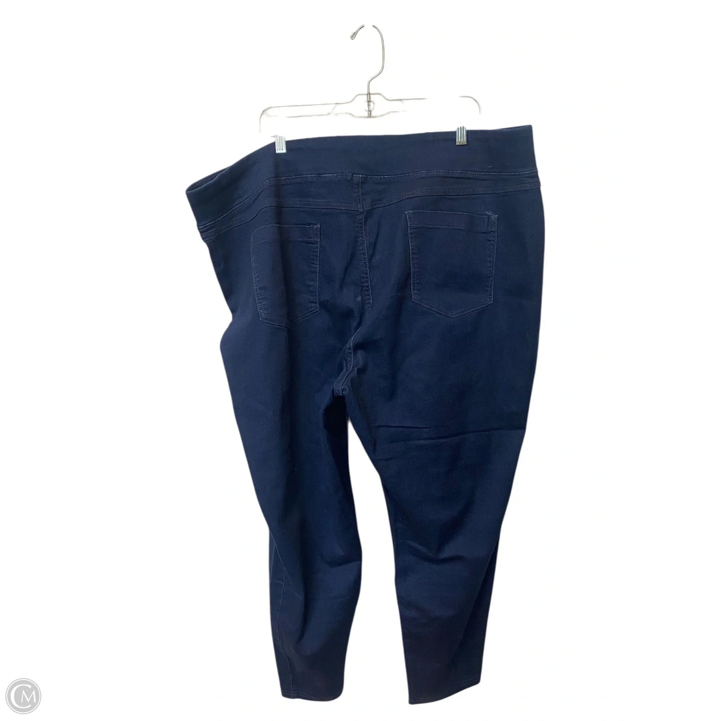 Jeans Skinny By Terra & Sky In Blue Denim, Size: 3x