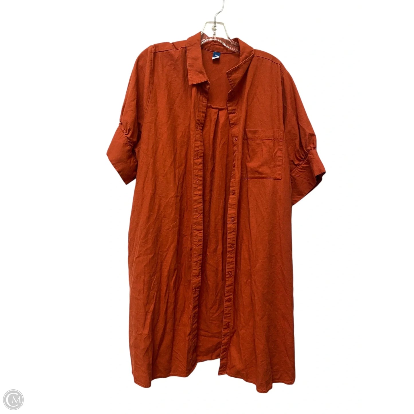 Dress Casual Short By Old Navy In Orange, Size: Xxl