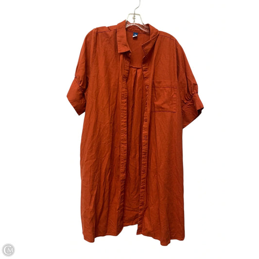 Dress Casual Short By Old Navy In Orange, Size: Xxl