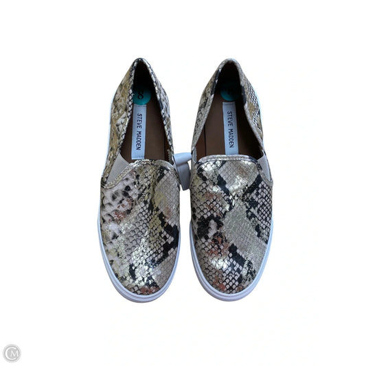 Shoes Flats By Steve Madden In Snakeskin Print, Size: 8