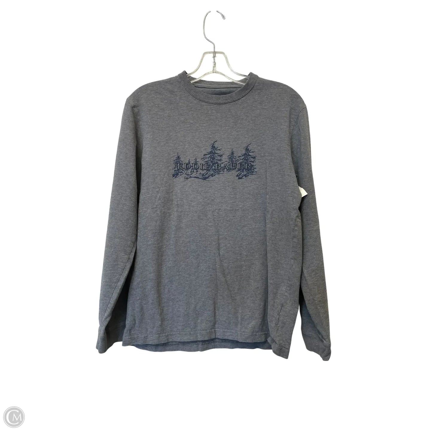 Top Long Sleeve By Eddie Bauer In Grey, Size: S