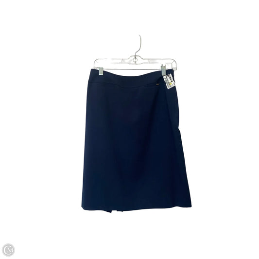 Skirt Midi By Tahari By Arthur Levine In Navy, Size: 4