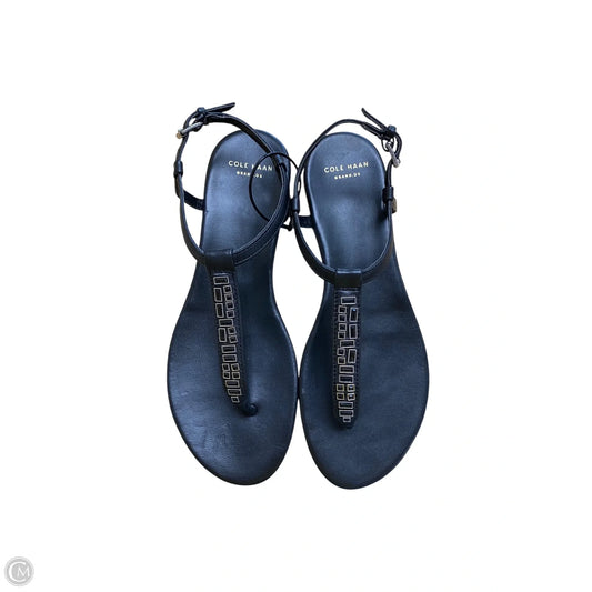 Sandals Flats By Cole-haan In Black, Size: 6.5