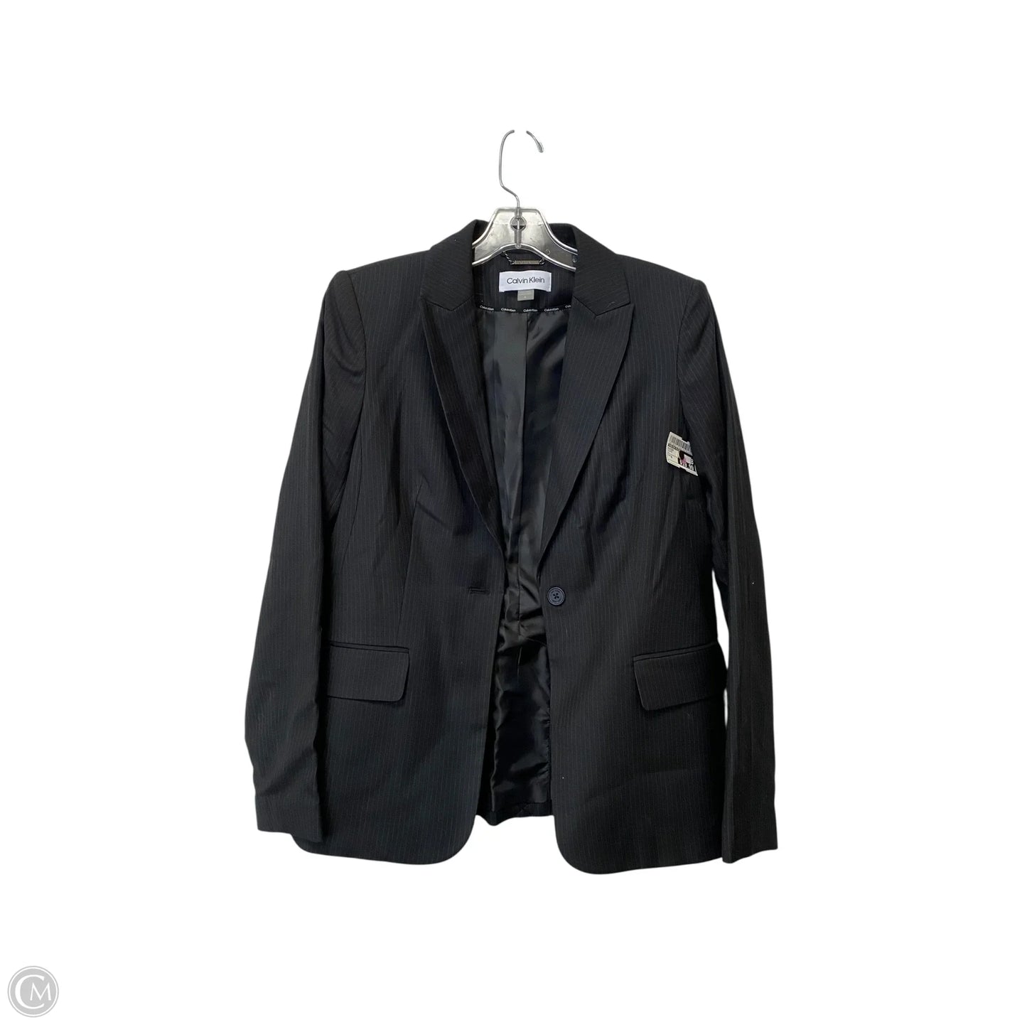 Blazer By Calvin Klein In Black, Size: 6