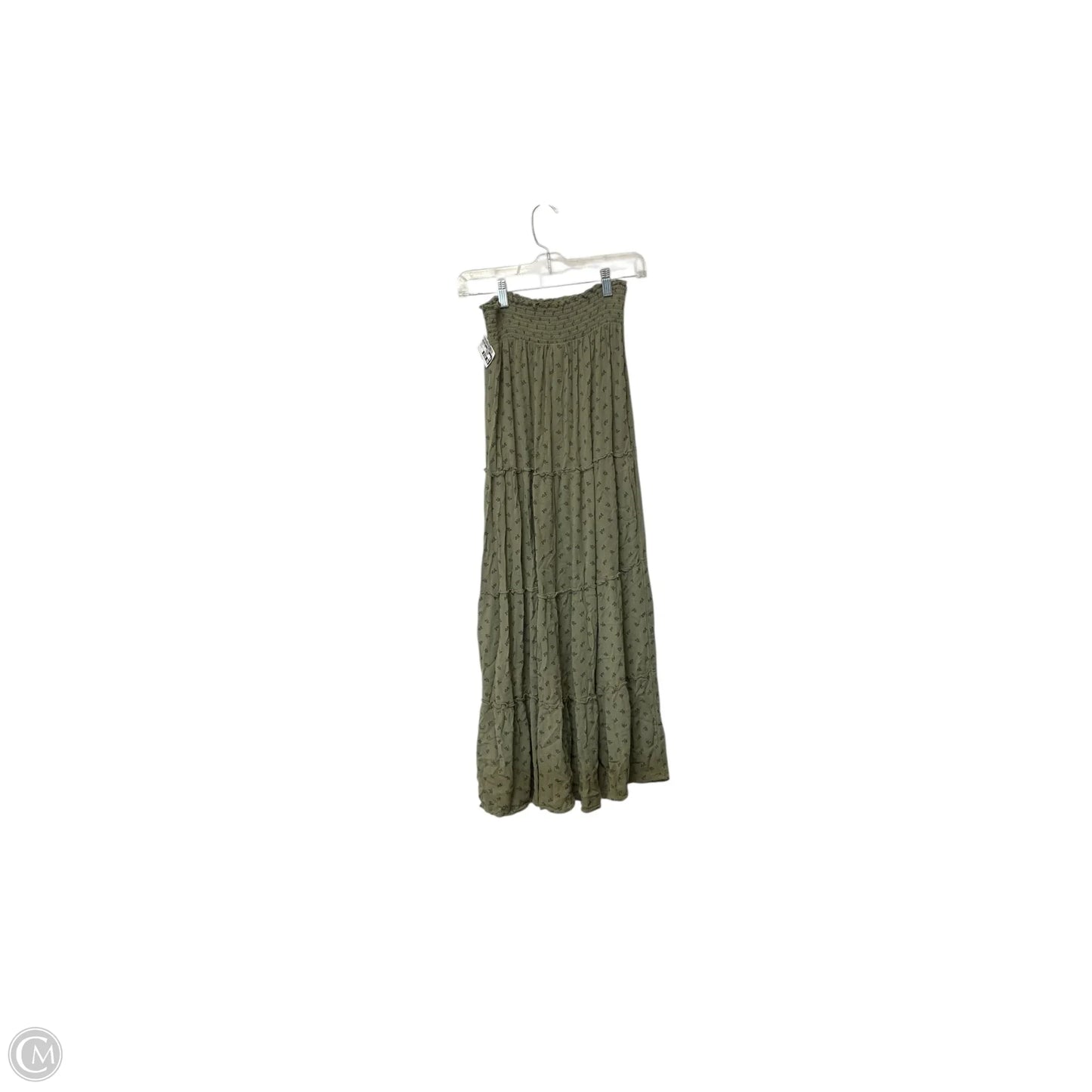 Skirt Maxi By Mossimo In Green, Size: S