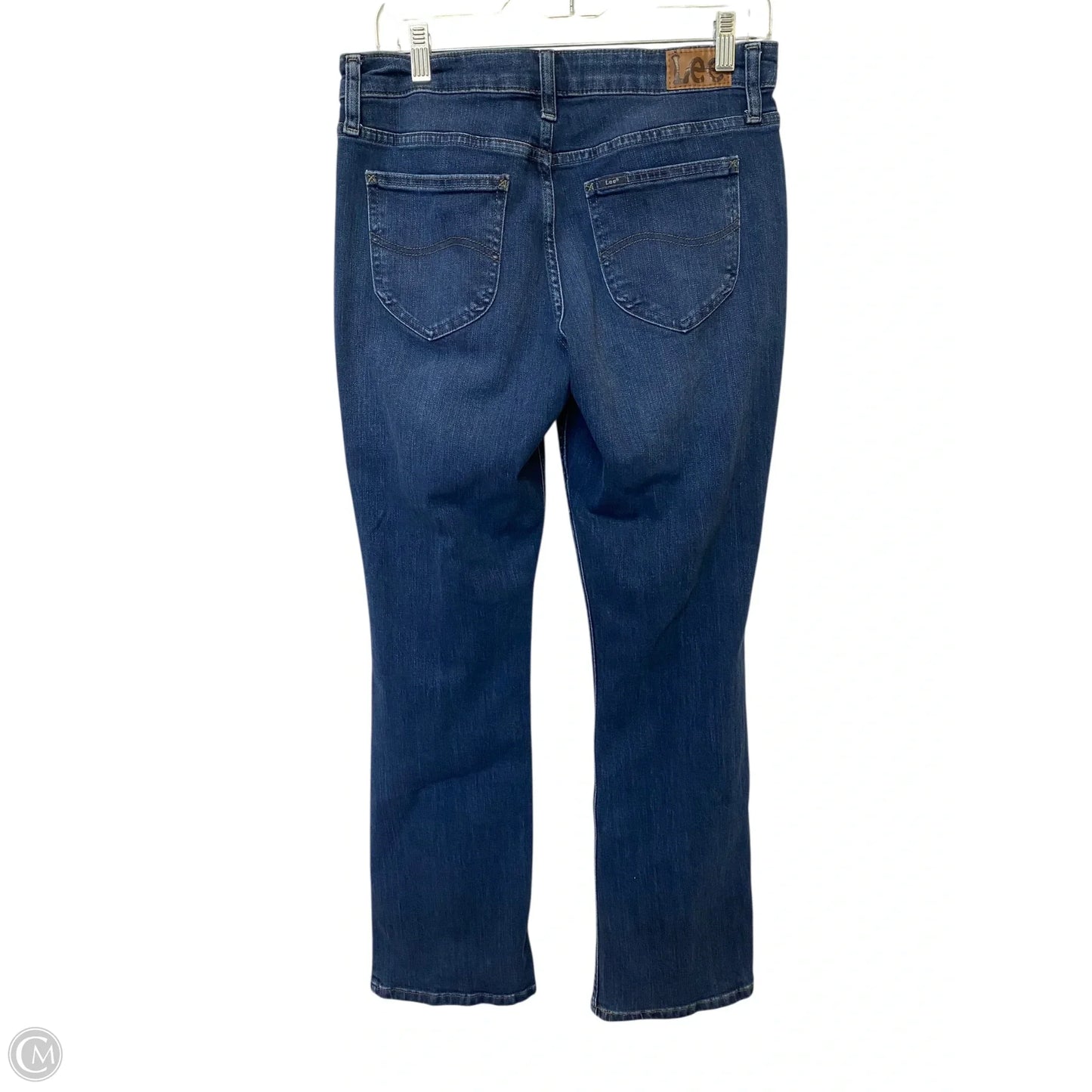 Jeans Boot Cut By Lee In Blue Denim, Size: 8