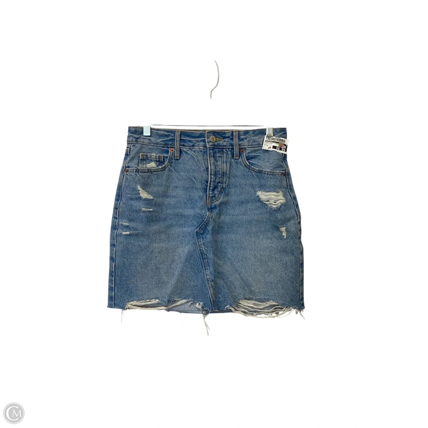 Skirt Mini & Short By Old Navy In Blue Denim, Size: 0