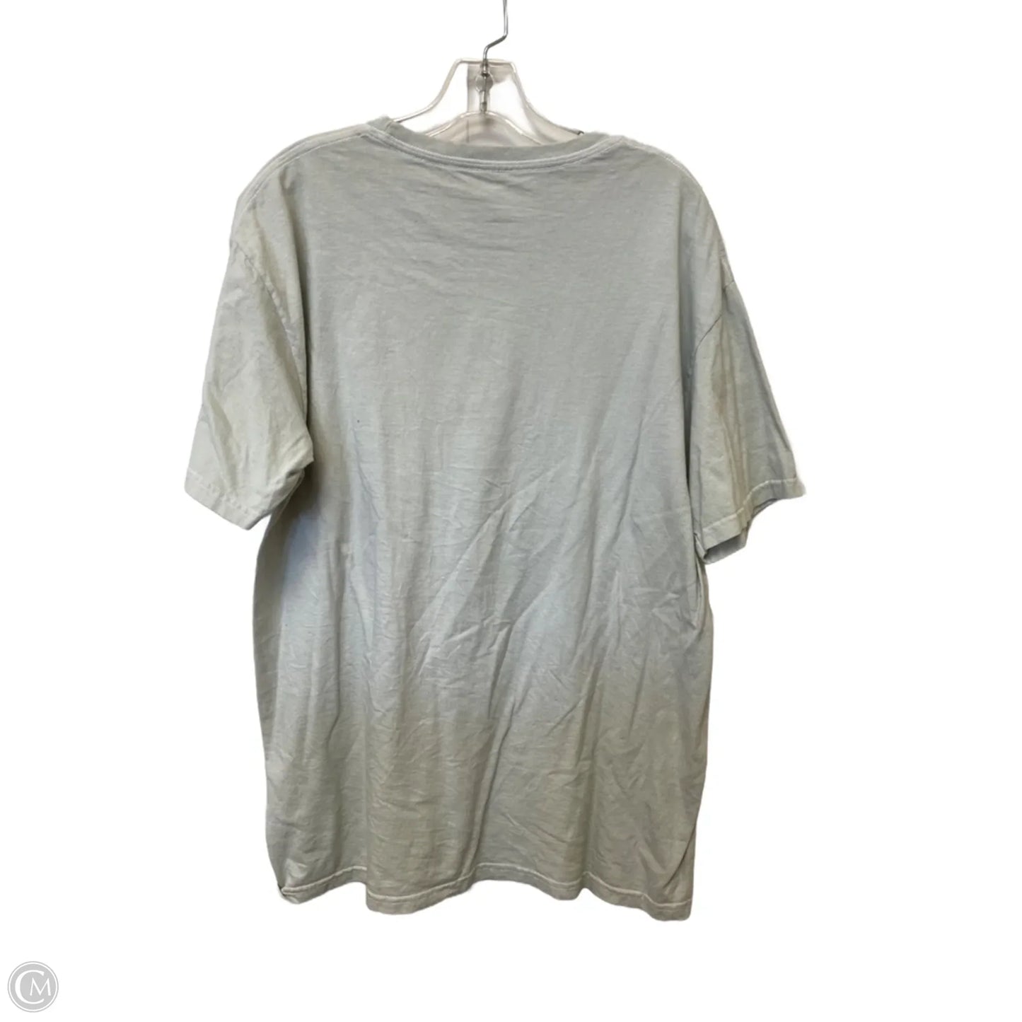 Top Short Sleeve By Clothes Mentor In Grey, Size: L