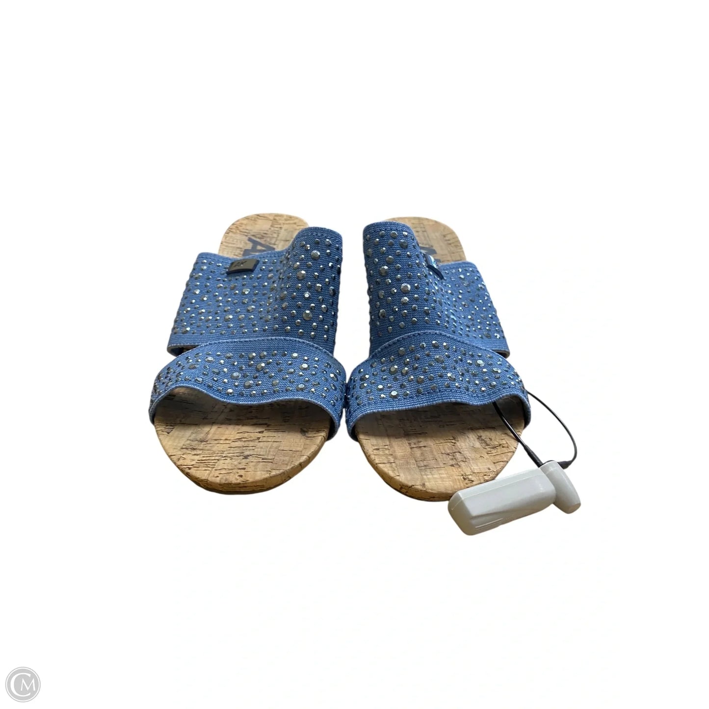 Shoes Heels Wedge By Anne Klein In Blue, Size: 10