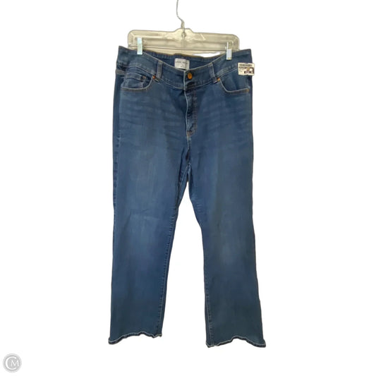 Jeans Straight By Lane Bryant In Blue Denim, Size: 18