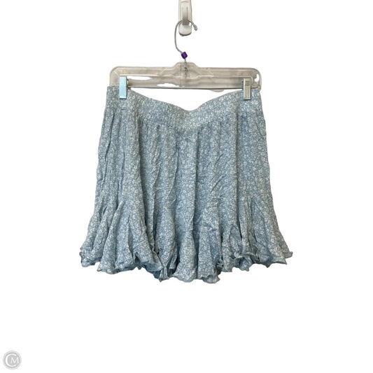 Skirt Mini & Short By Talulah In Blue, Size: 1x