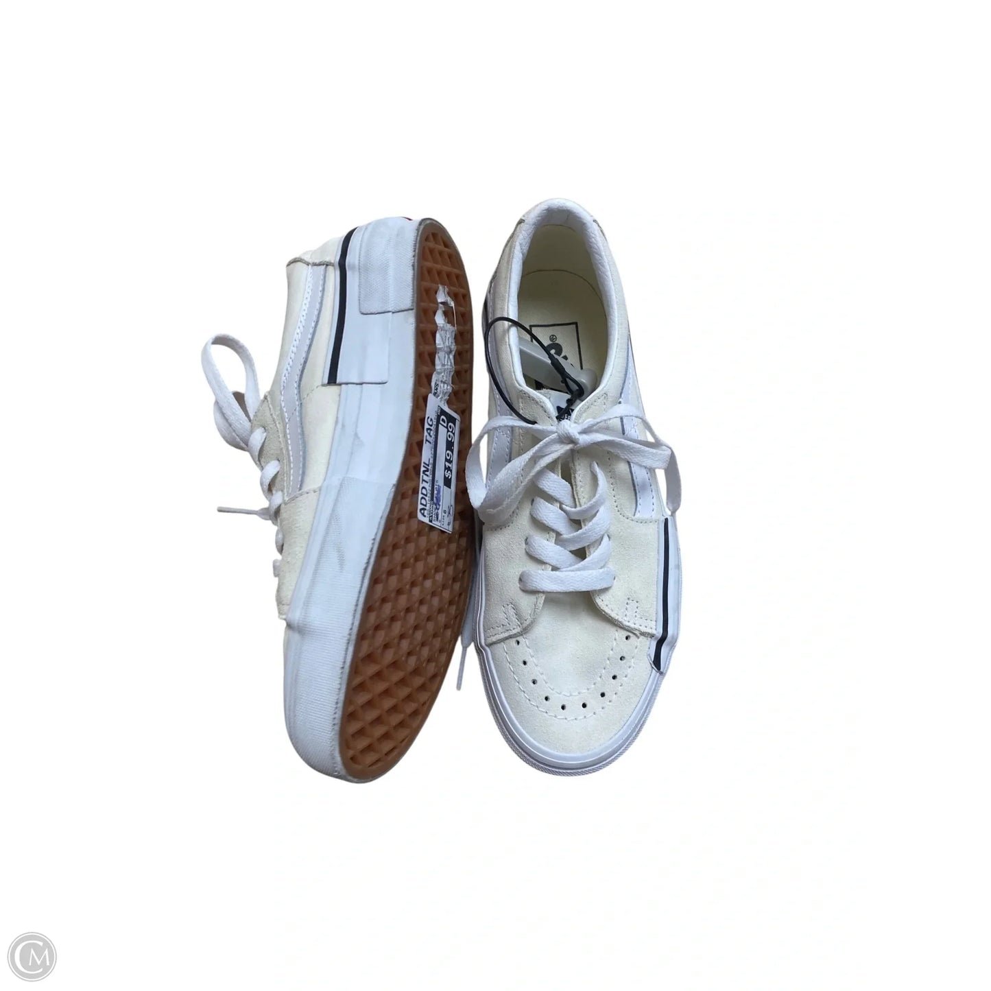 Shoes Flats By Vans In Red, Size: 6