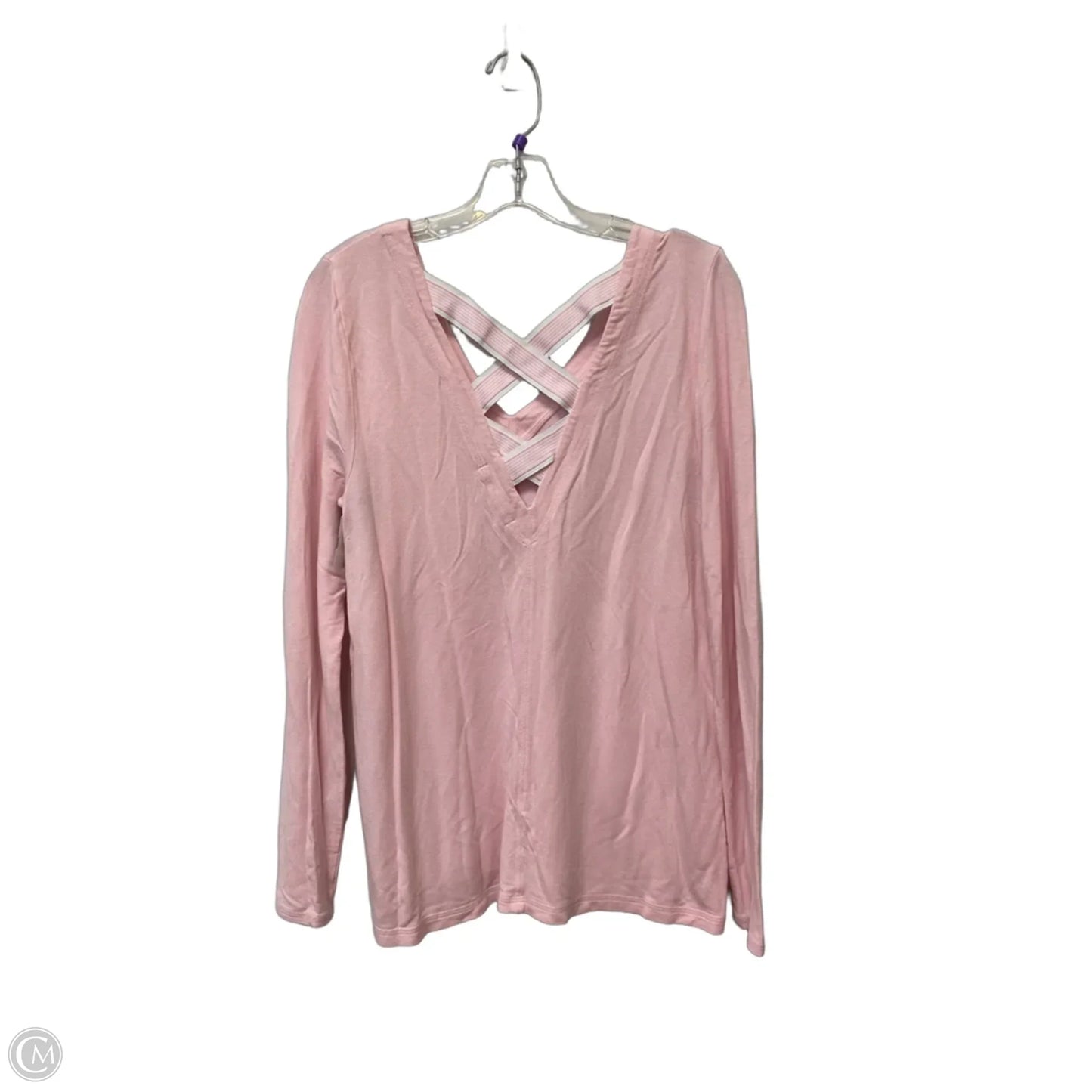 Top Long Sleeve Designer By Lilly Pulitzer In Pink, Size: M