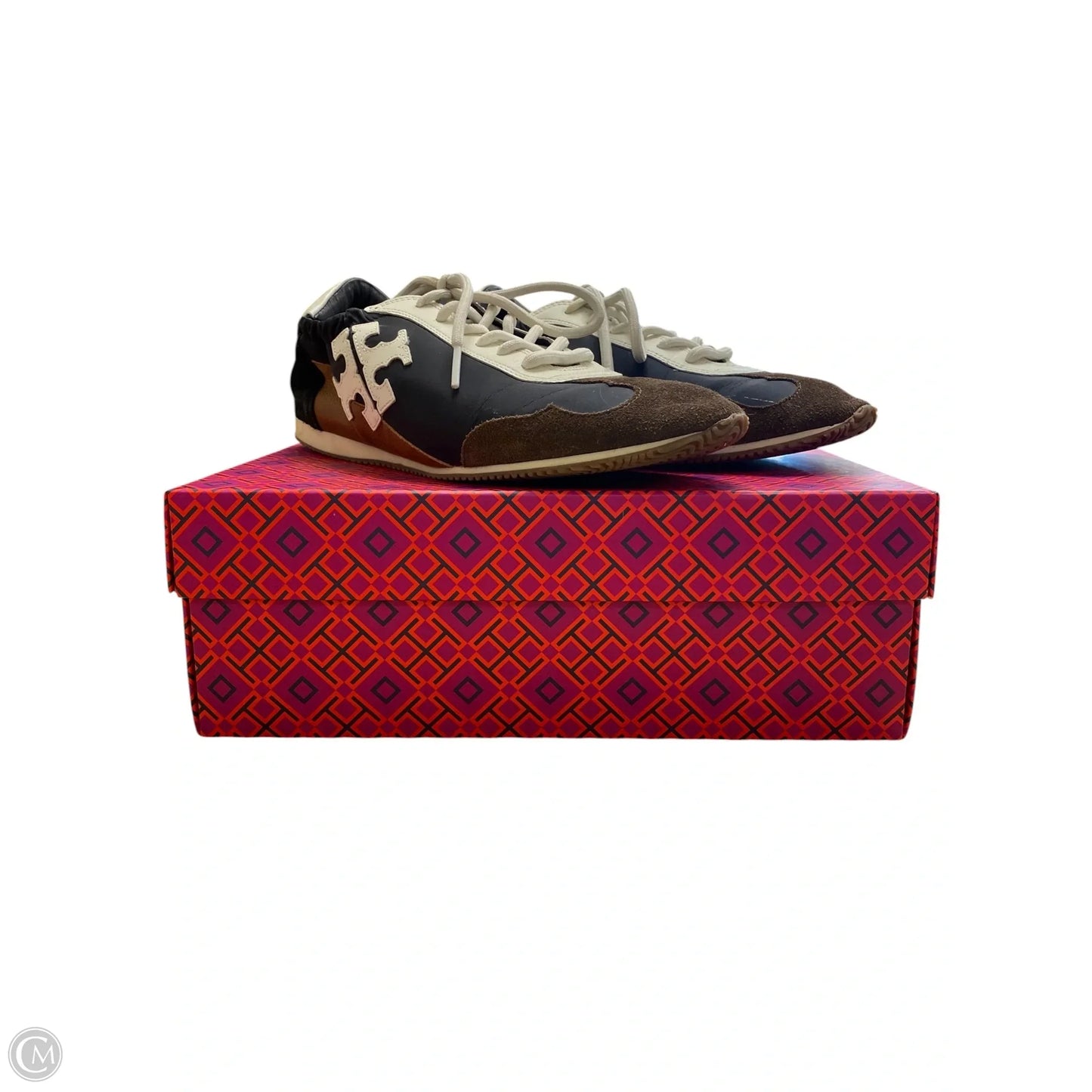 Shoes Designer By Tory Burch In Black & Brown, Size: 9