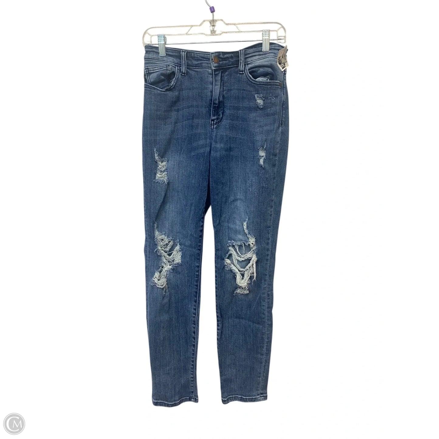 Jeans Boyfriend By Judy Blue In Blue, Size: 28