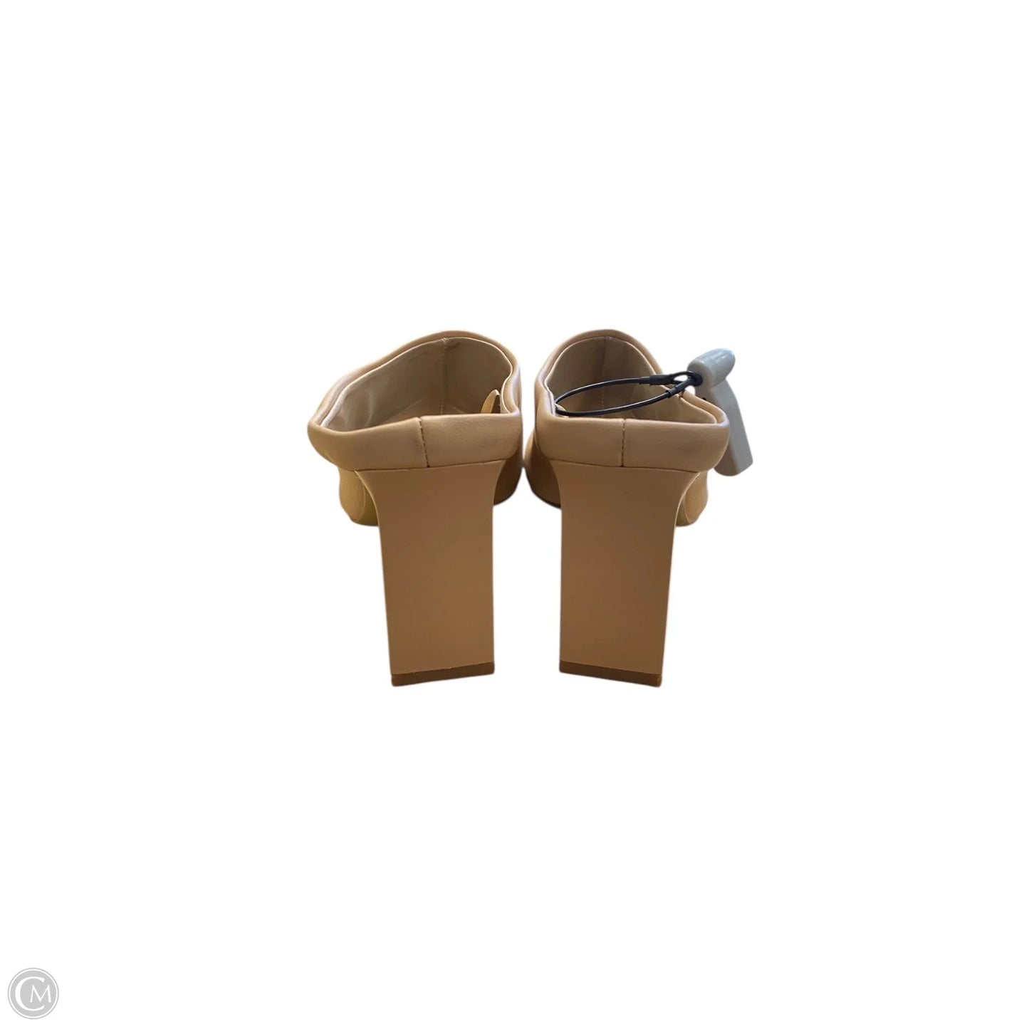 Shoes Heels Block By H&m In Beige, Size: 5