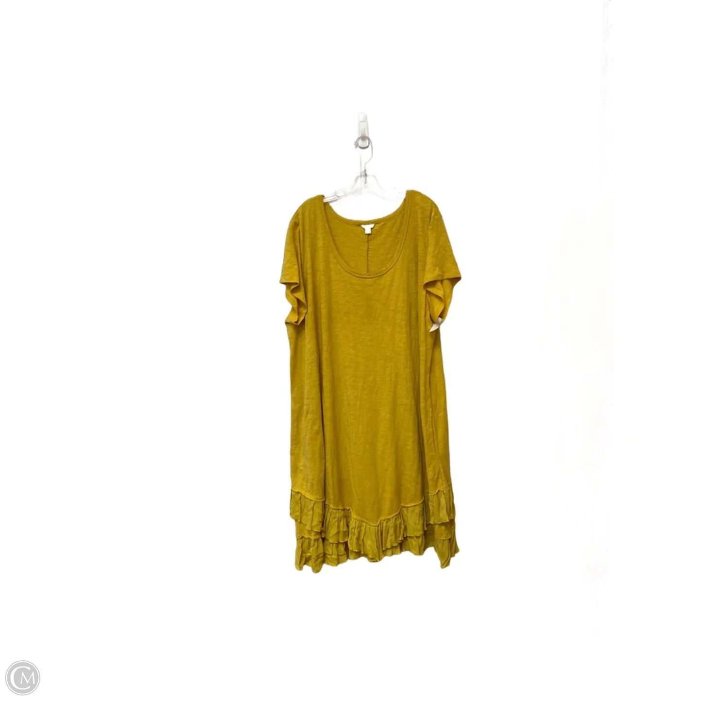 Dress Casual Maxi By Cato In Yellow, Size: 26