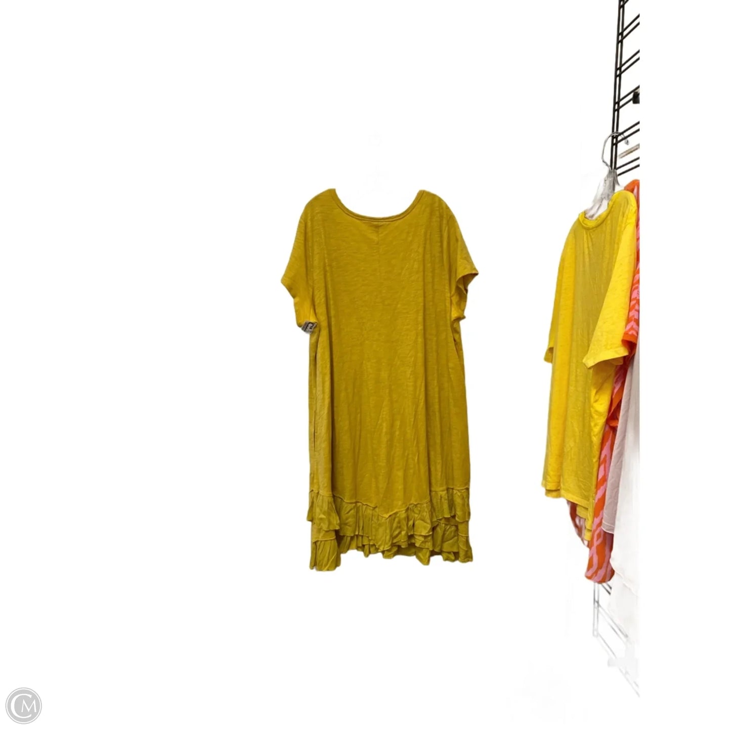Dress Casual Maxi By Cato In Yellow, Size: 26