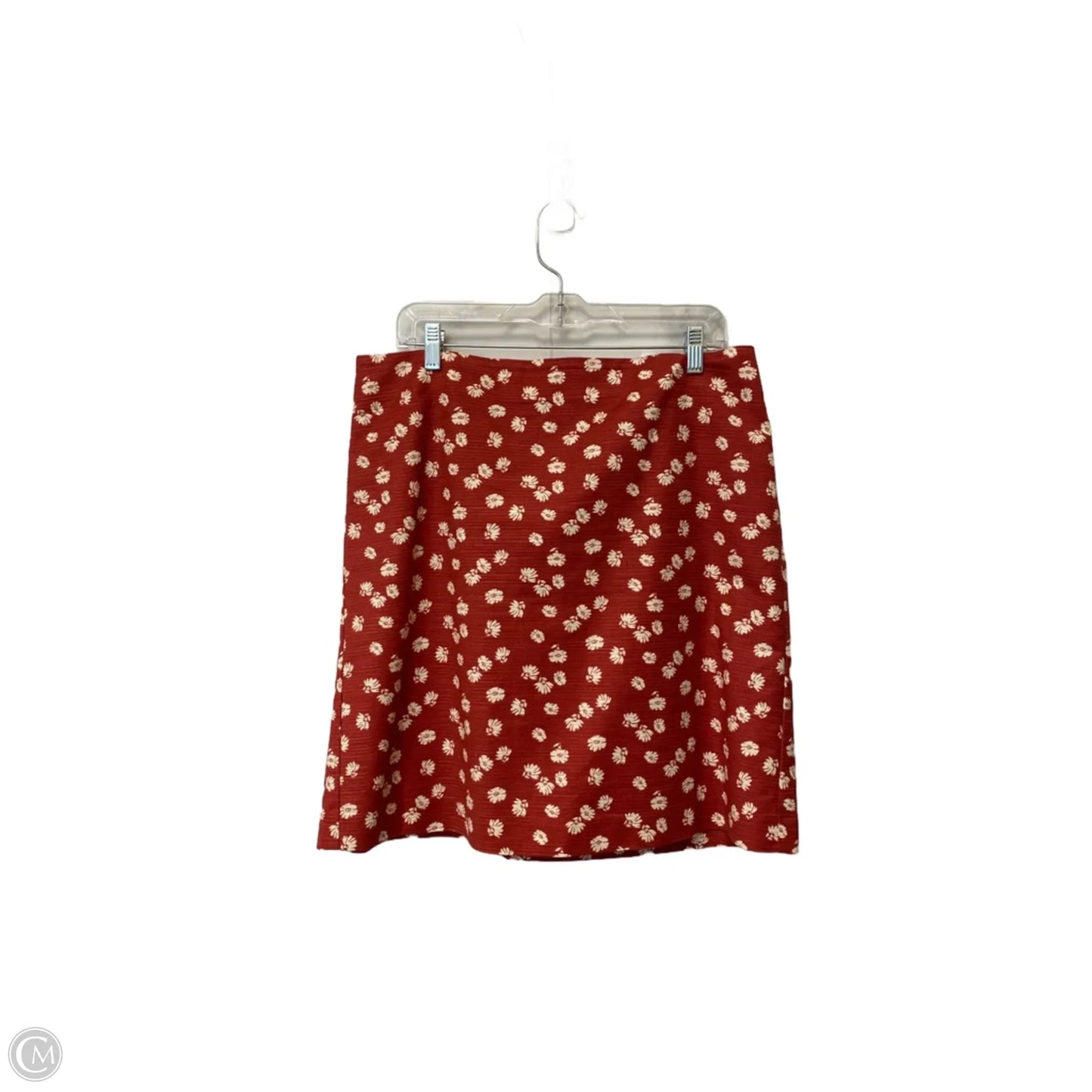 Skirt Midi By Ann Taylor In Red, Size: 12
