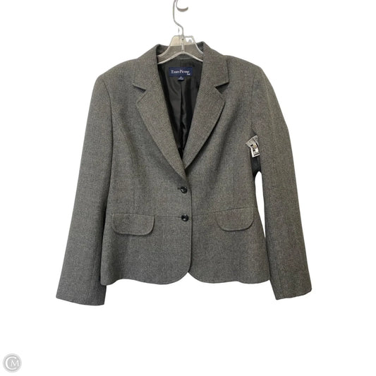 Blazer By Evan-picone In Grey, Size: 12