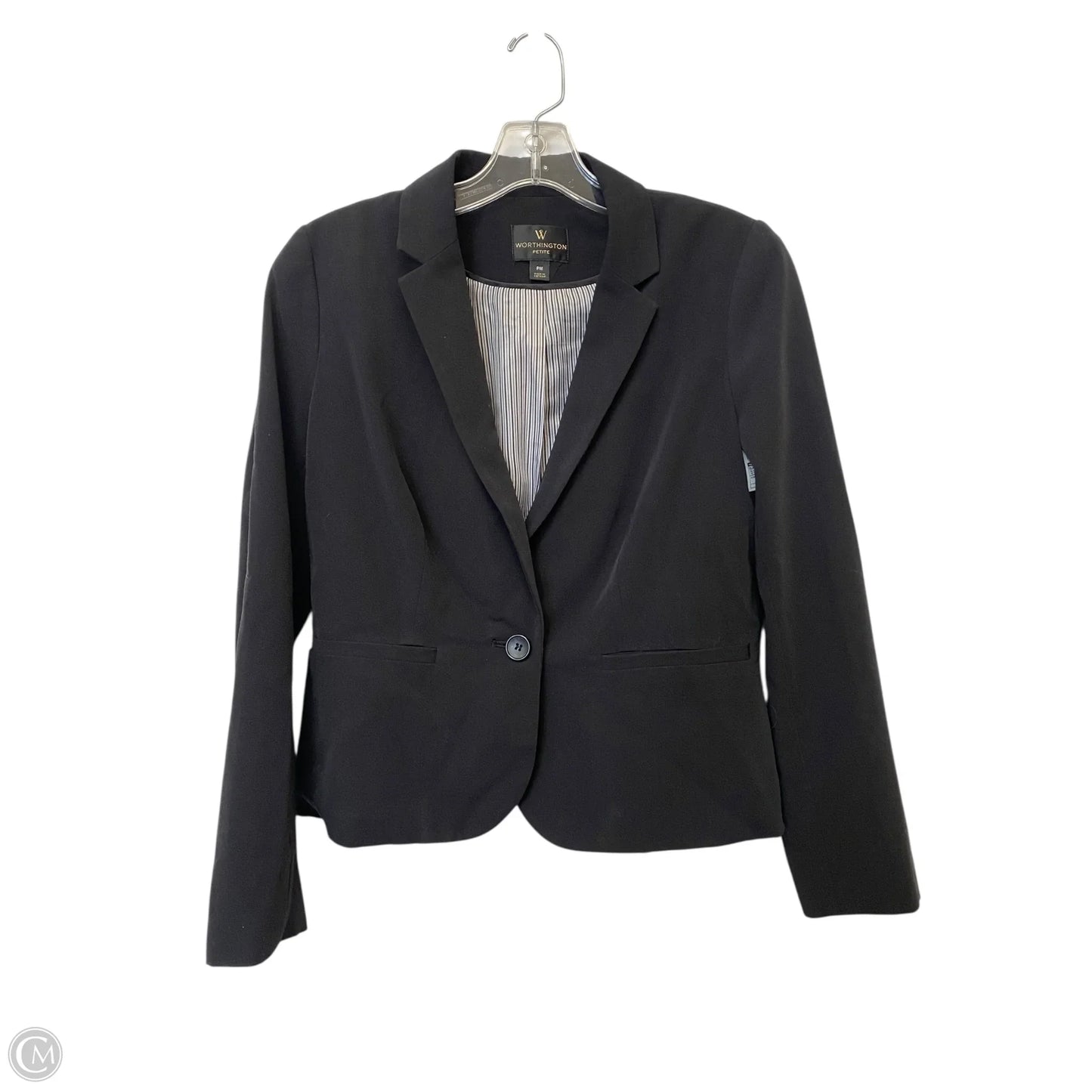 Blazer By Worthington In Black, Size: Mp