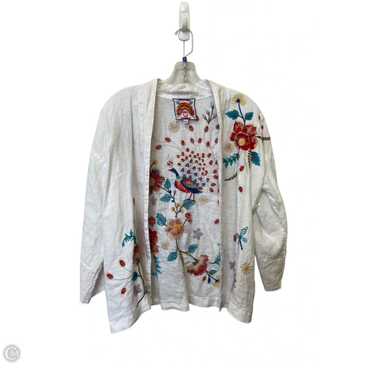 Cardigan By Johnny Was In White, Size: S