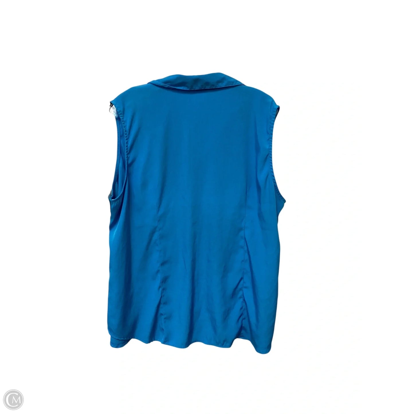 Top Sleeveless Basic By Cato In Blue, Size: 2x