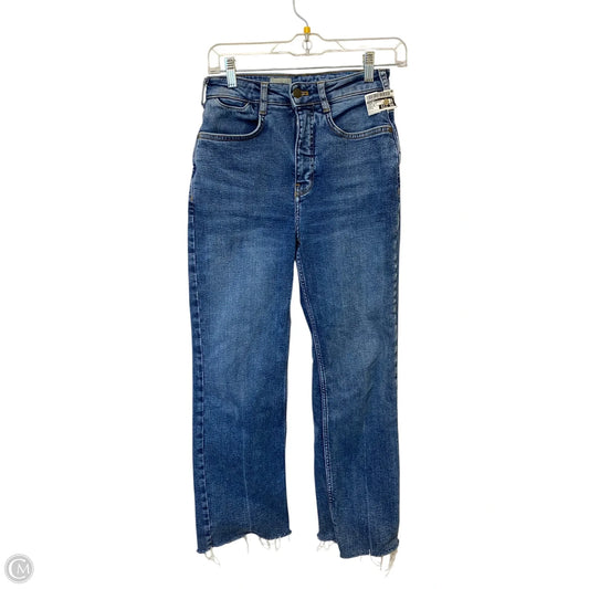 Jeans Straight By Pilcro In Blue Denim, Size: 4