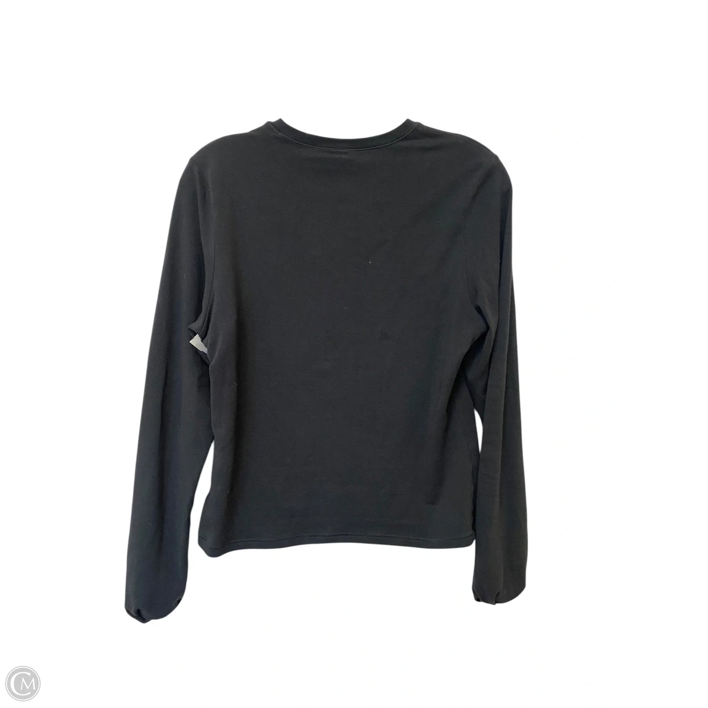 Top Long Sleeve Basic By Skims In Black, Size: L
