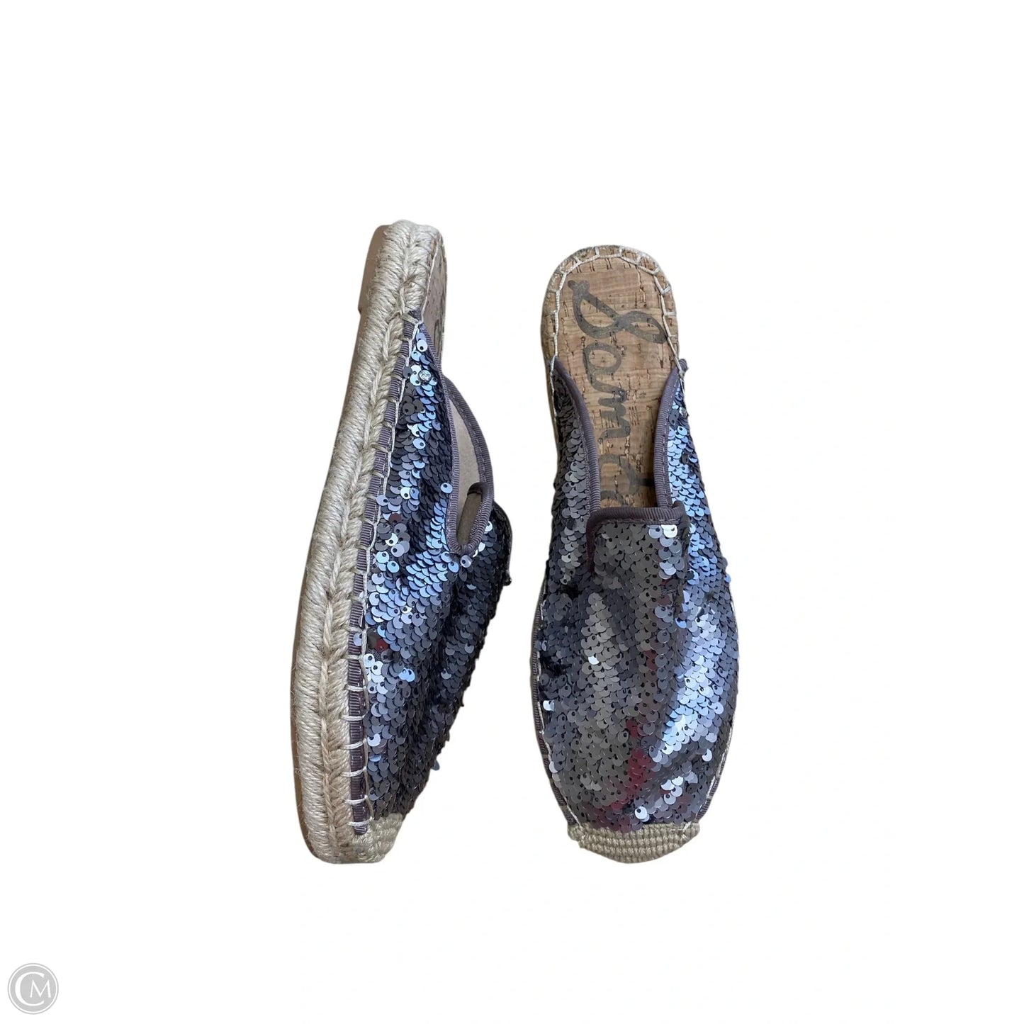 Shoes Flats By Sam Edelman In Silver, Size: 8