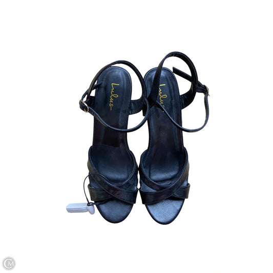 Shoes Heels Wedge By Lulus In Black, Size: 9