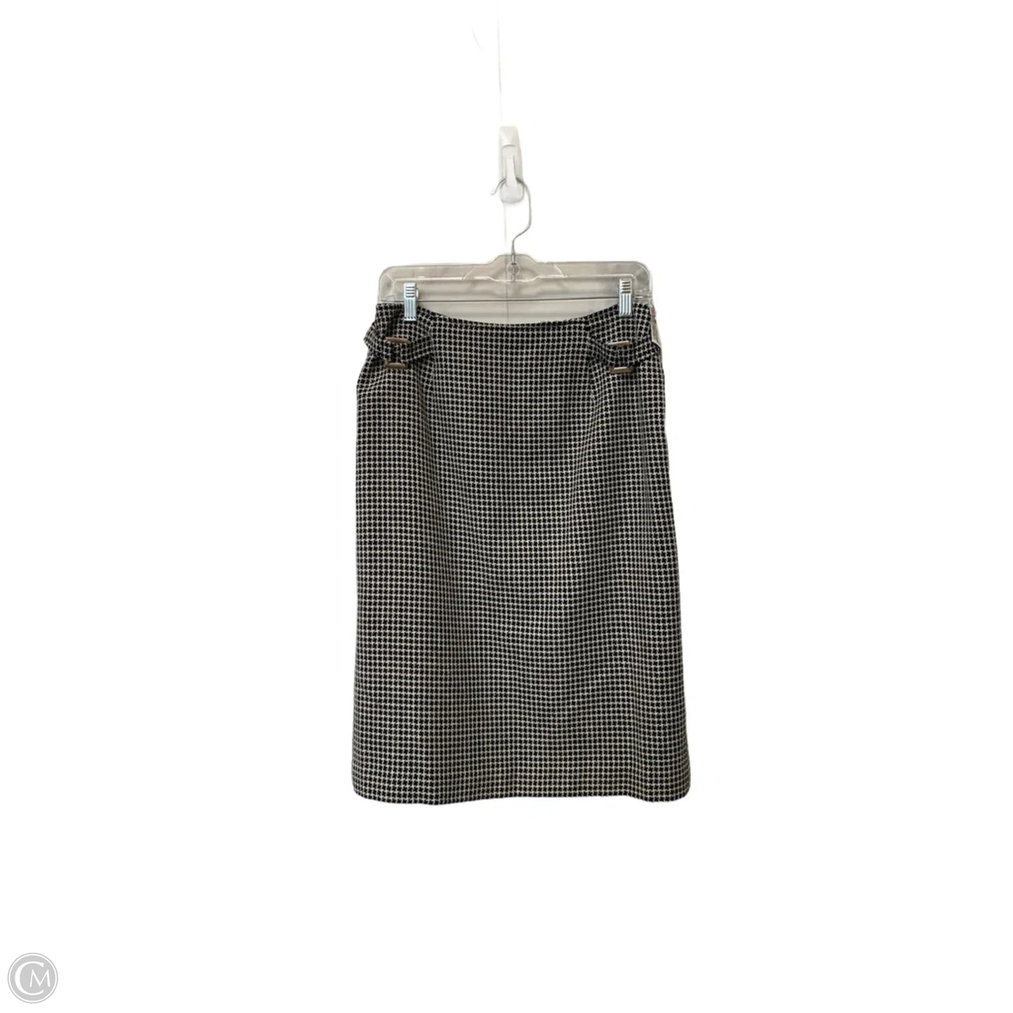 Skirt Midi By Style And Company In Black & White, Size: 6