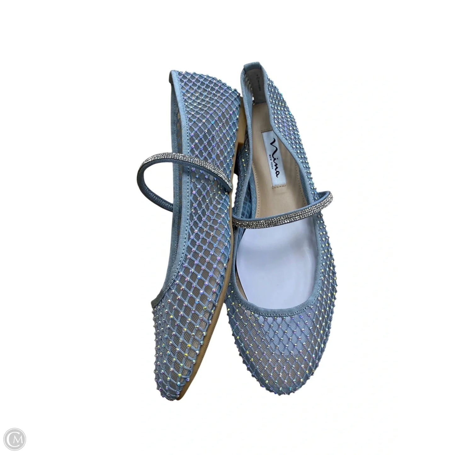 Shoes Flats By Nina In Blue, Size: 8.5