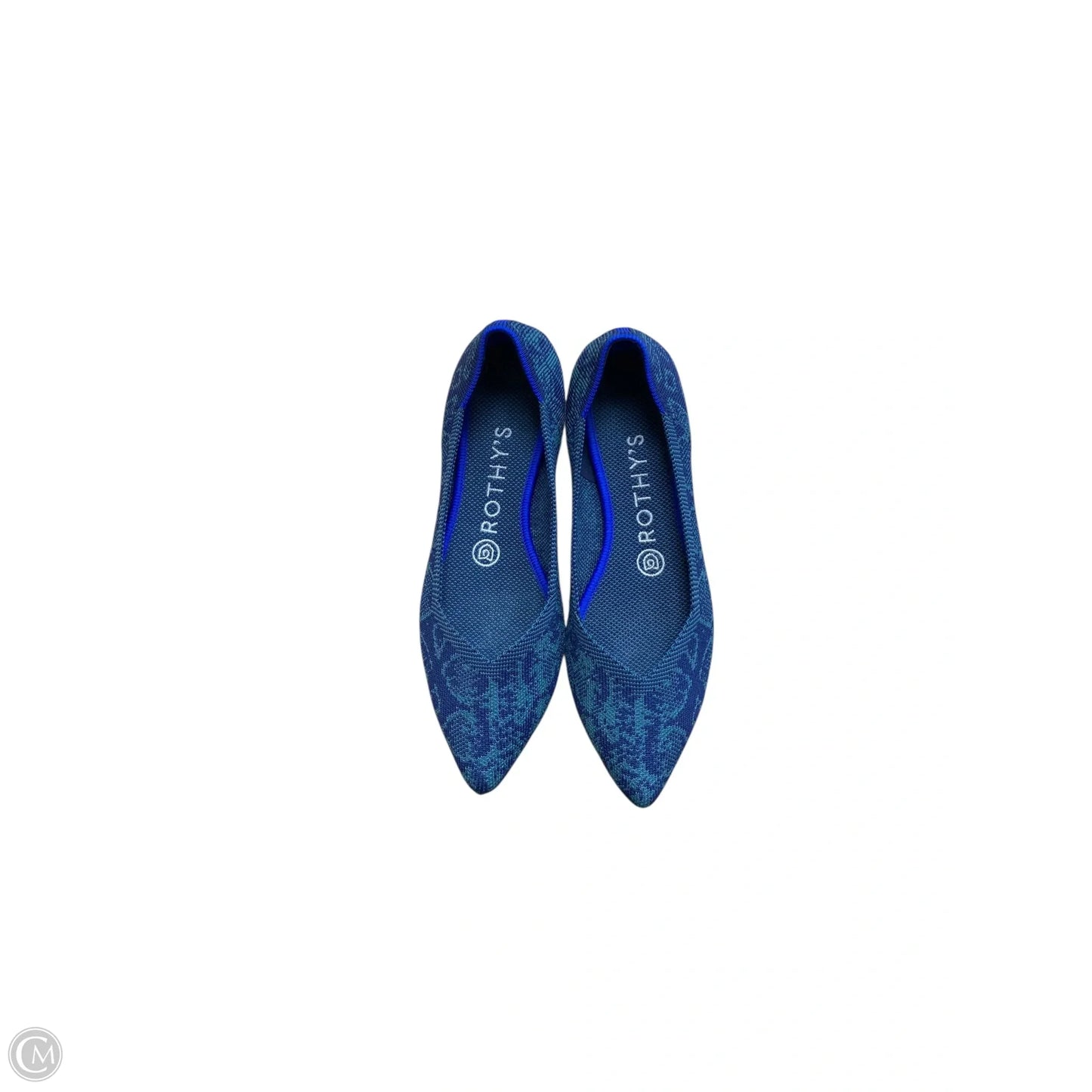 Shoes Flats By Rothys In Blue & Green, Size: 6.5
