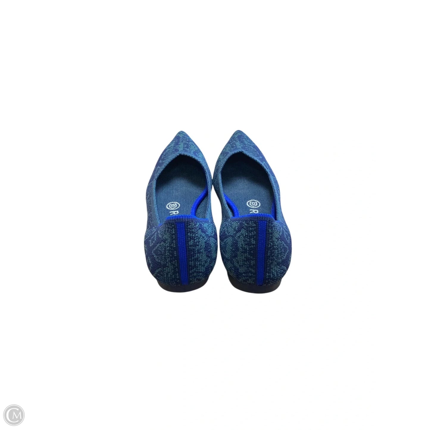Shoes Flats By Rothys In Blue & Green, Size: 6.5