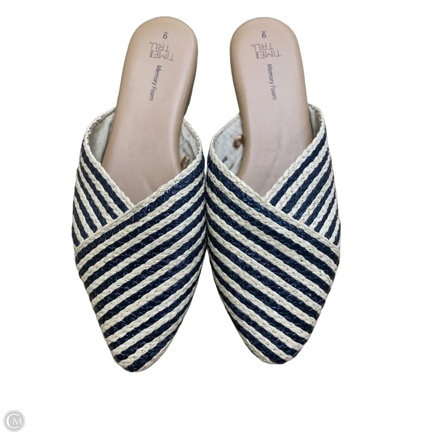 Sandals Flats By Time And Tru In Brown, Size: 9