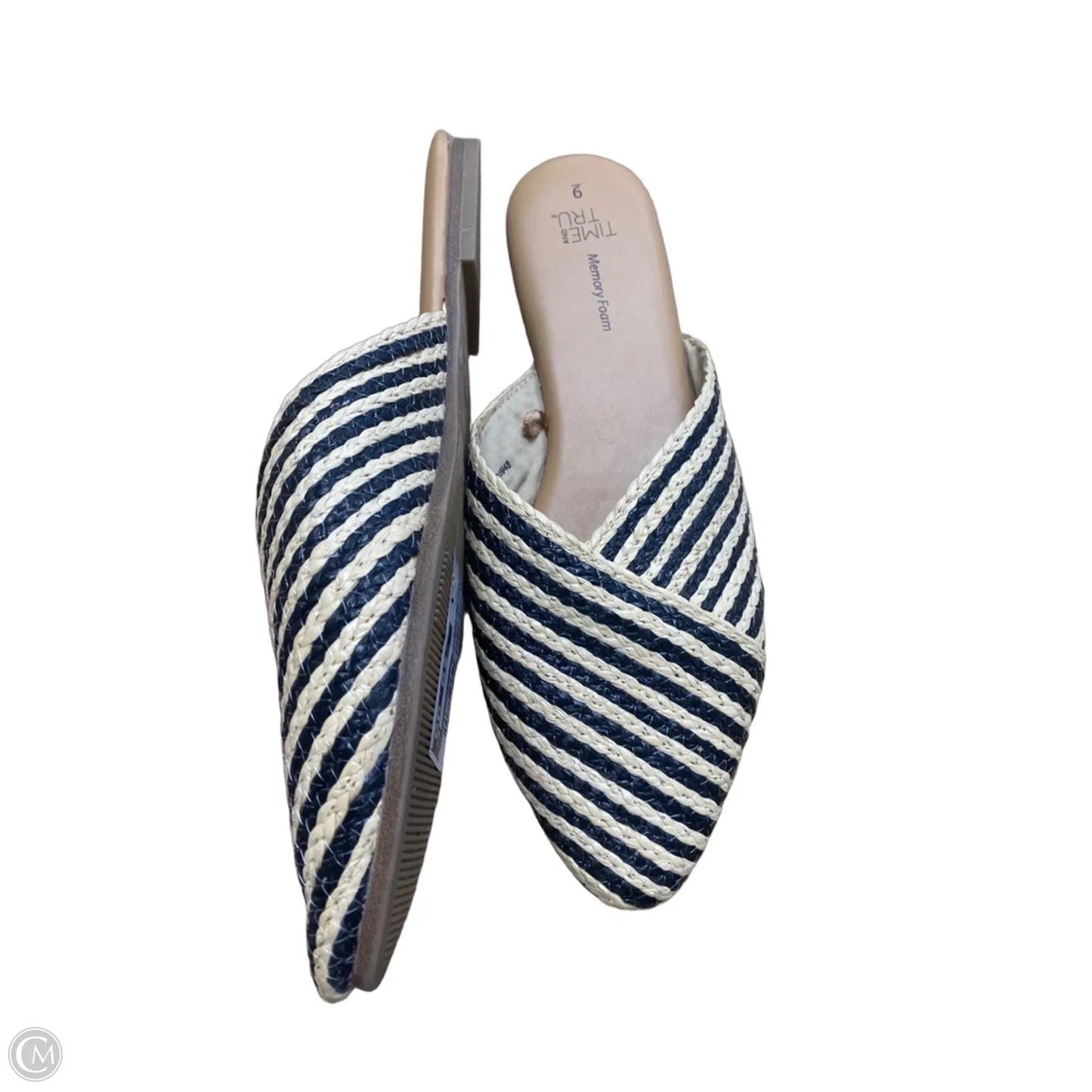 Sandals Flats By Time And Tru In Brown, Size: 9
