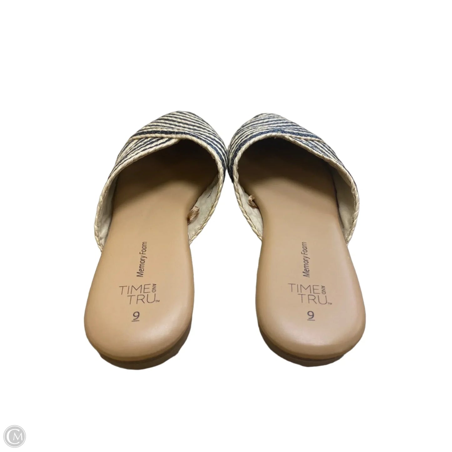 Sandals Flats By Time And Tru In Brown, Size: 9